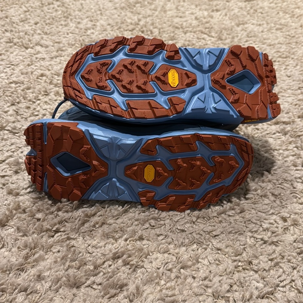 NIB Hoka One Men's Navy and Orange Boots M Kaha 2 GTX Hiking Shoes - Picture 7 of 7